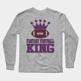 Fantasy Football King Long Sleeve T-Shirt